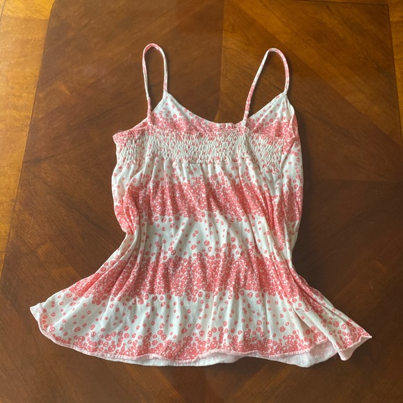 2 for $10 Delia*s 100% Cotton Pink and White tank - Picture 3 of 3